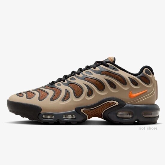 Nike Mens Air Max Plus Drift Running Shoes Size 10 Tan Brown Black FZ3041 200
