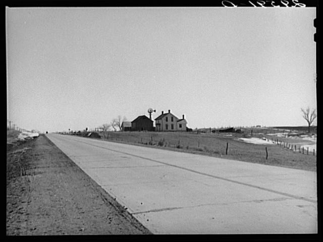Highway U.S. 6. Hitchcock County,Nebraska,NE,Farm Security Administration,FSA