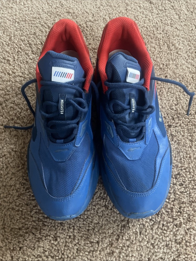 Puma RS-Fast BMW Motorsport 307409-01 Blue Red Men’s Size 12 Sneakers