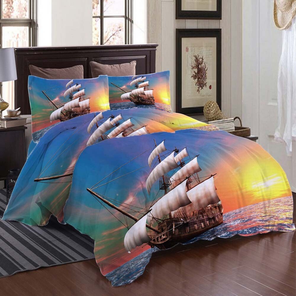 Accurate Sunlight 3D Printing Duvet Quilt Doona Covers Pillow Case Bedding Sets-image