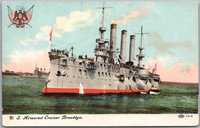Vintage U.S. Navy Ship Postcard 