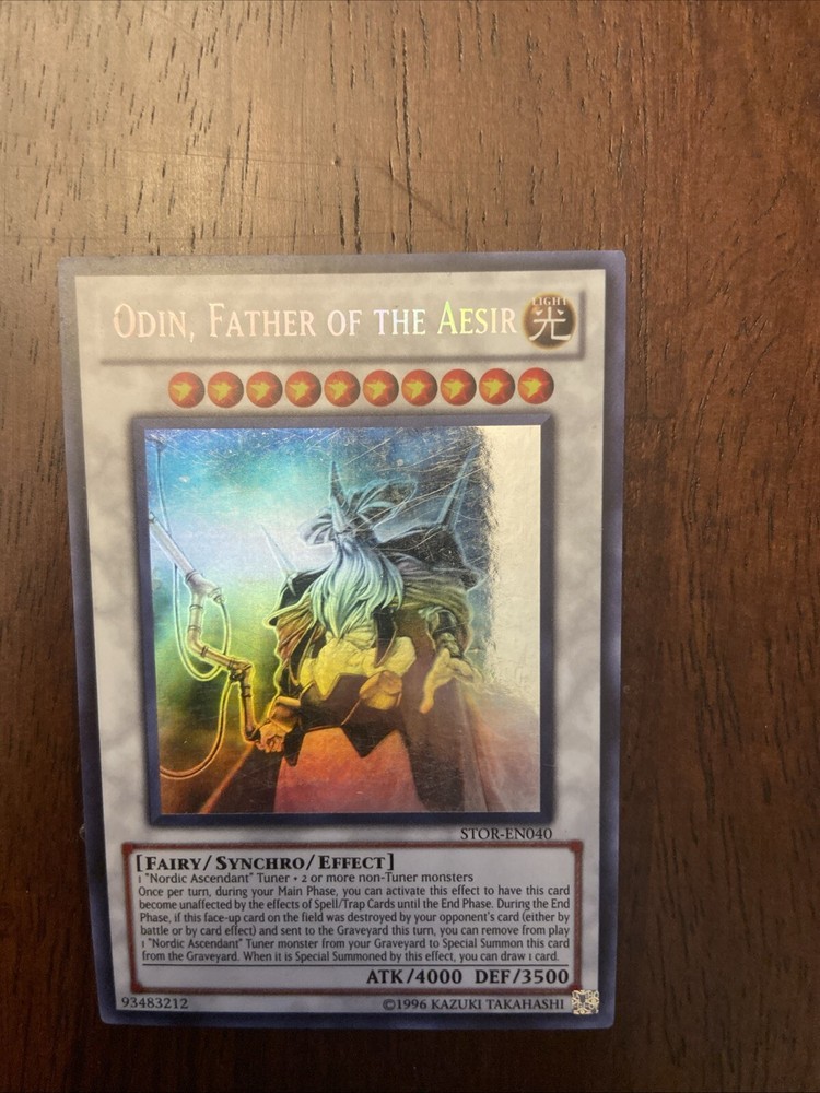 Odin, Father of the Aesir (Ghost Rare) STOR-EN040 Storm of Ragnarok Unlimited