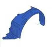 2013-2014 Hyundai Elantra Passenger Right Front Inner Fender 86812A5000 OEM.