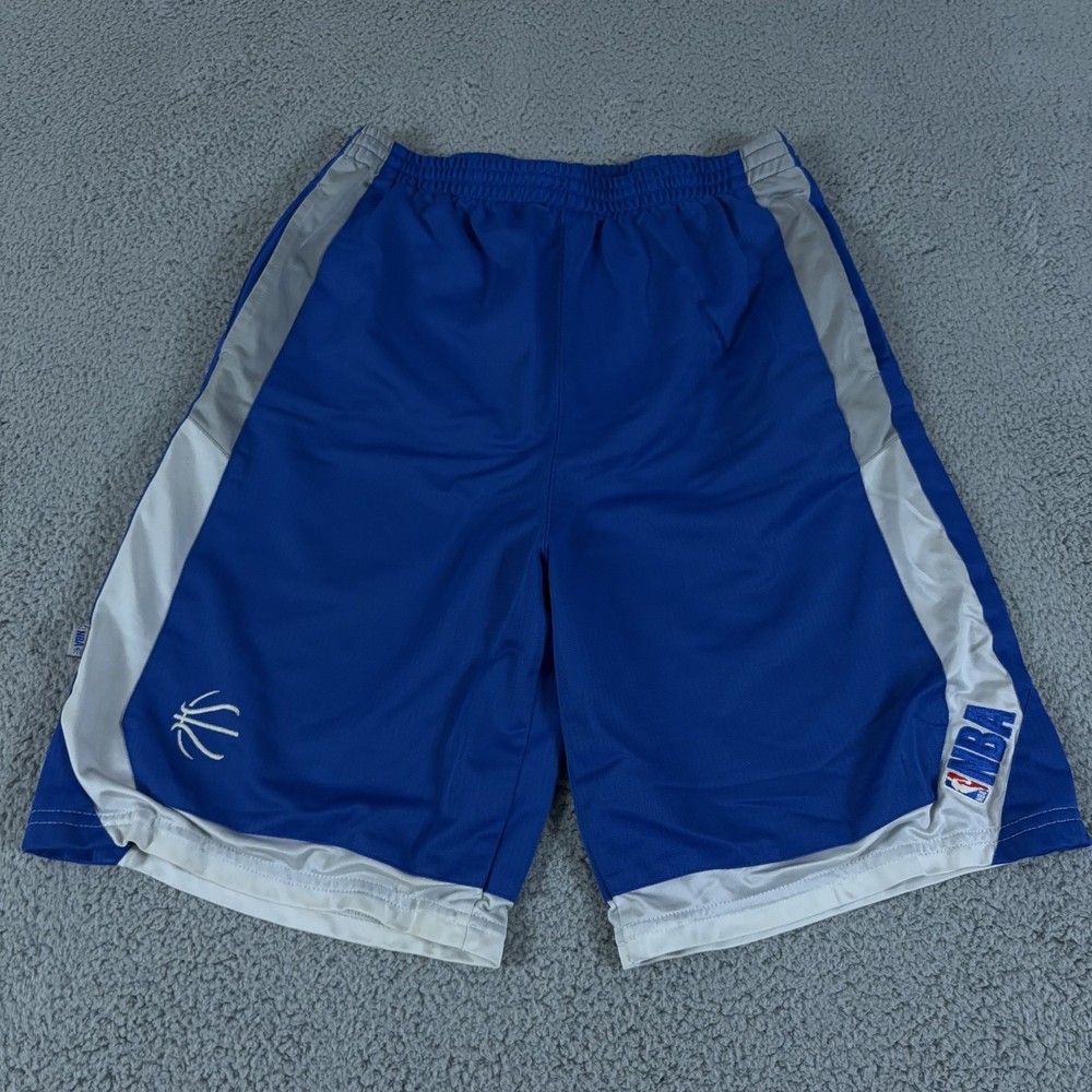 VINTAGE NBA Shorts Mens Large Blue Elevation Baggy 10