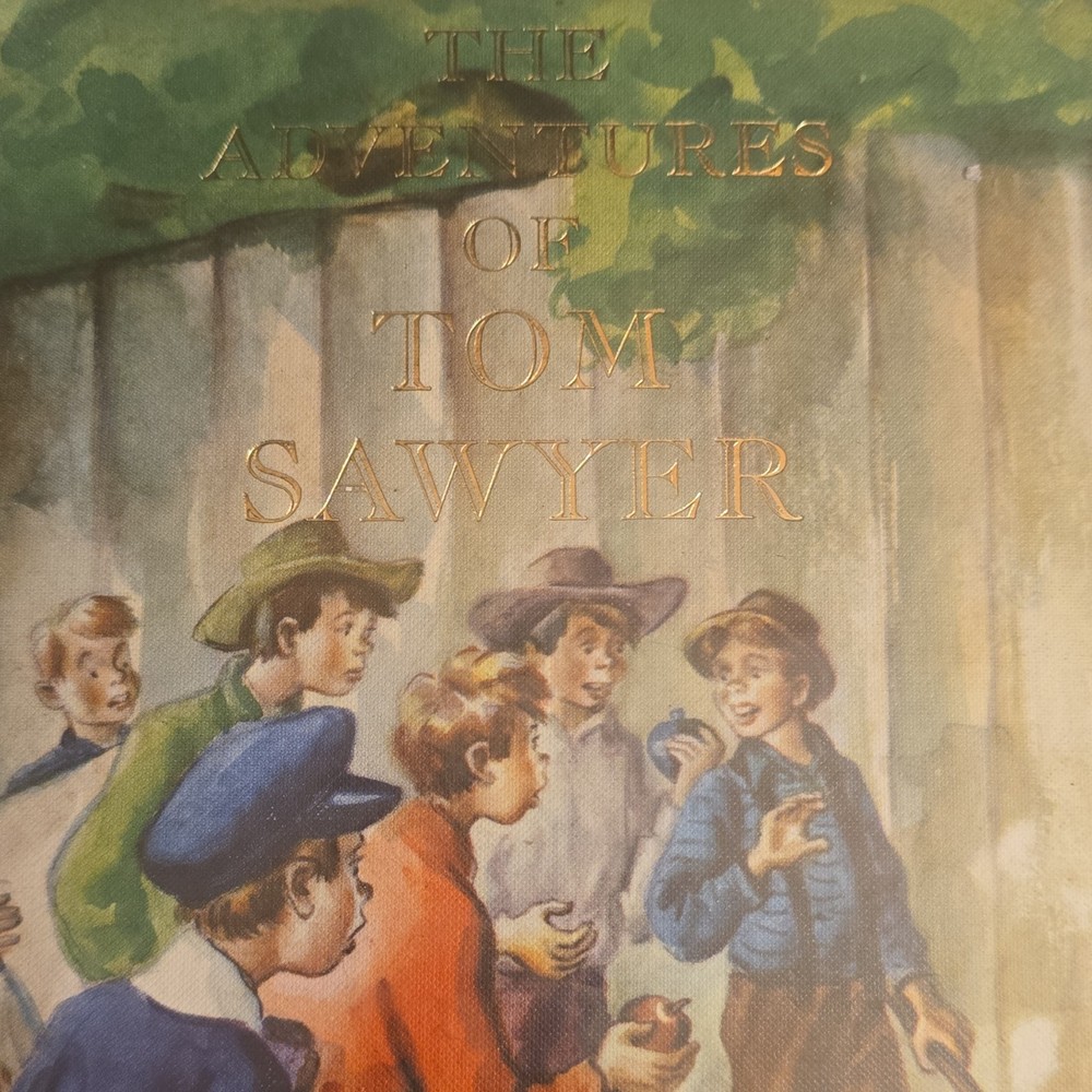 Grosset & Dunlap The Adventures of Tom Sawyer by Mark Twain Illustrated HC