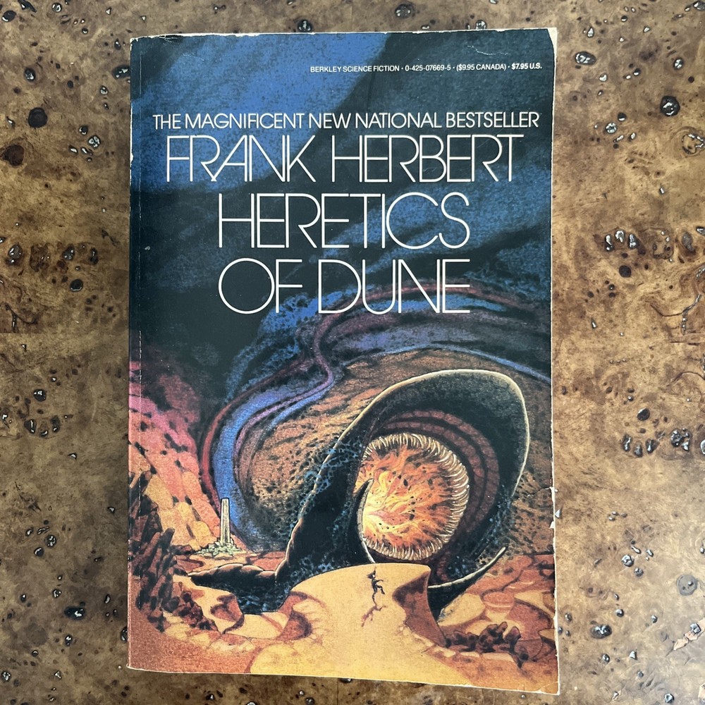 Heretics of Dune by Frank Herbert—1985 Berkley Science Fiction Trade Paperback
