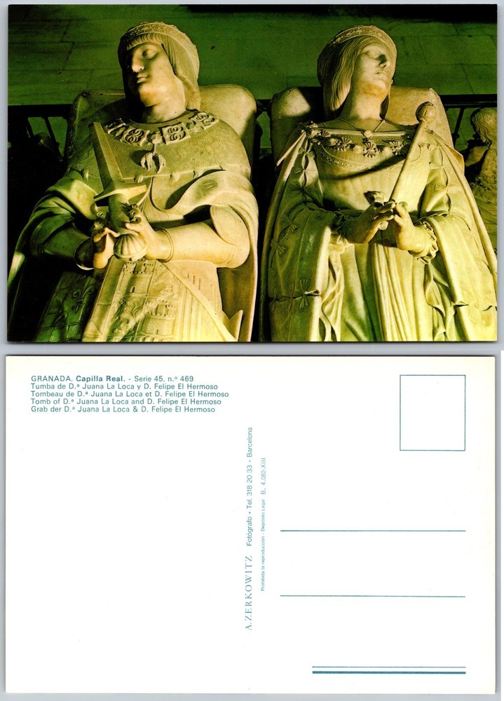 Continental Granada Capilla Real Tombs Postcard