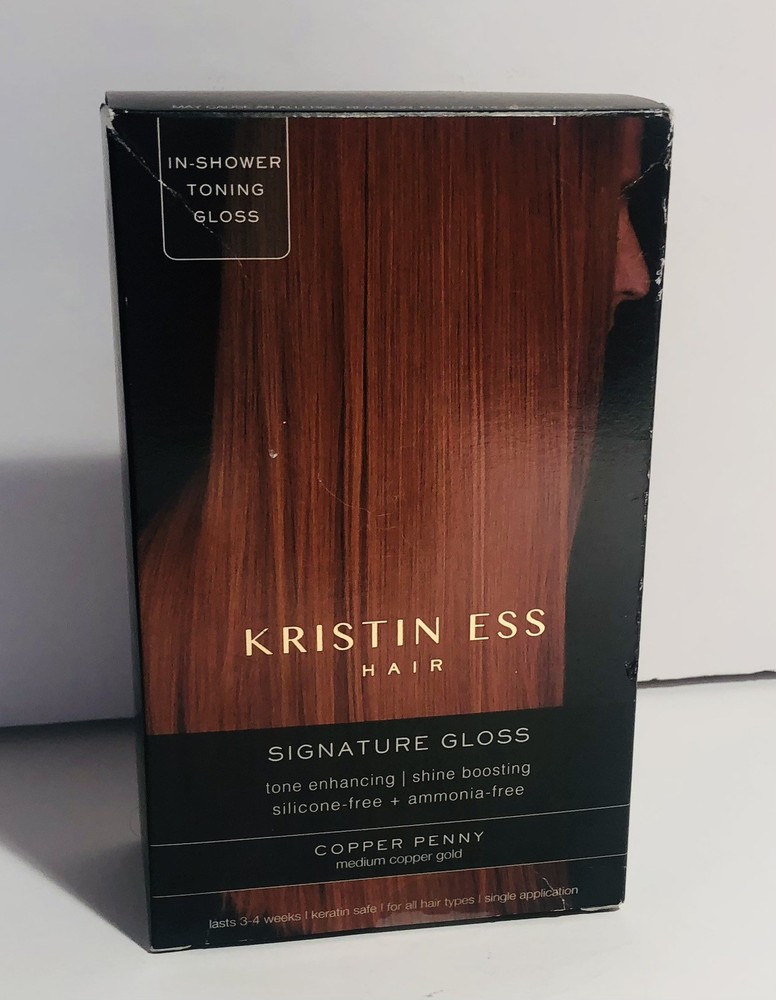 Kristin Ess Hair Signature Gloss ~ Copper Penny Medium Copper Gold New Sealed