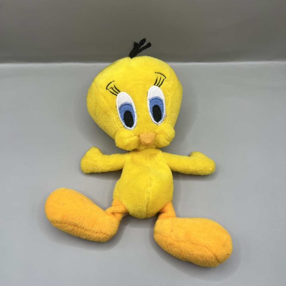 Warner Brothers Looney Tunes Toy Factory Tweety Bird Plush 9” Stuffed Animal