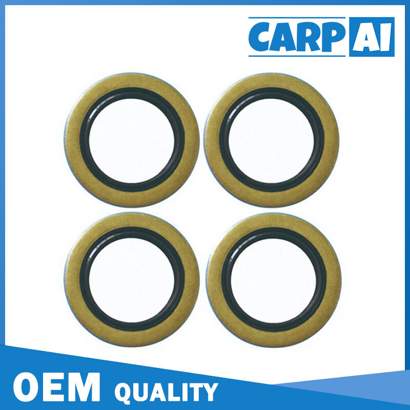 4pcs Trailer Hub Wheel Grease Seals 10-19 (171255TB) for 3500 lb Axle 1.719'' FL