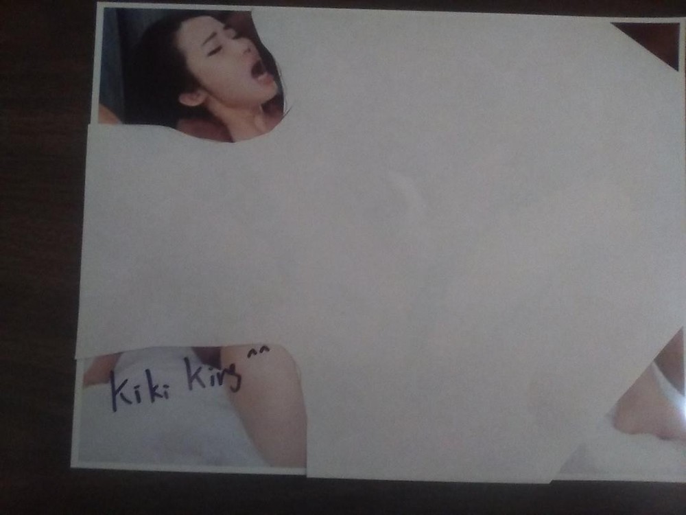 rare Kiki King hand signed 8x10 color photo of Adult Asian Model 2026