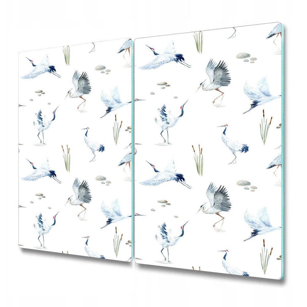 Glass Worktop Saver Kitchen Crane Sweep Delicate abstract painting 2x30x52