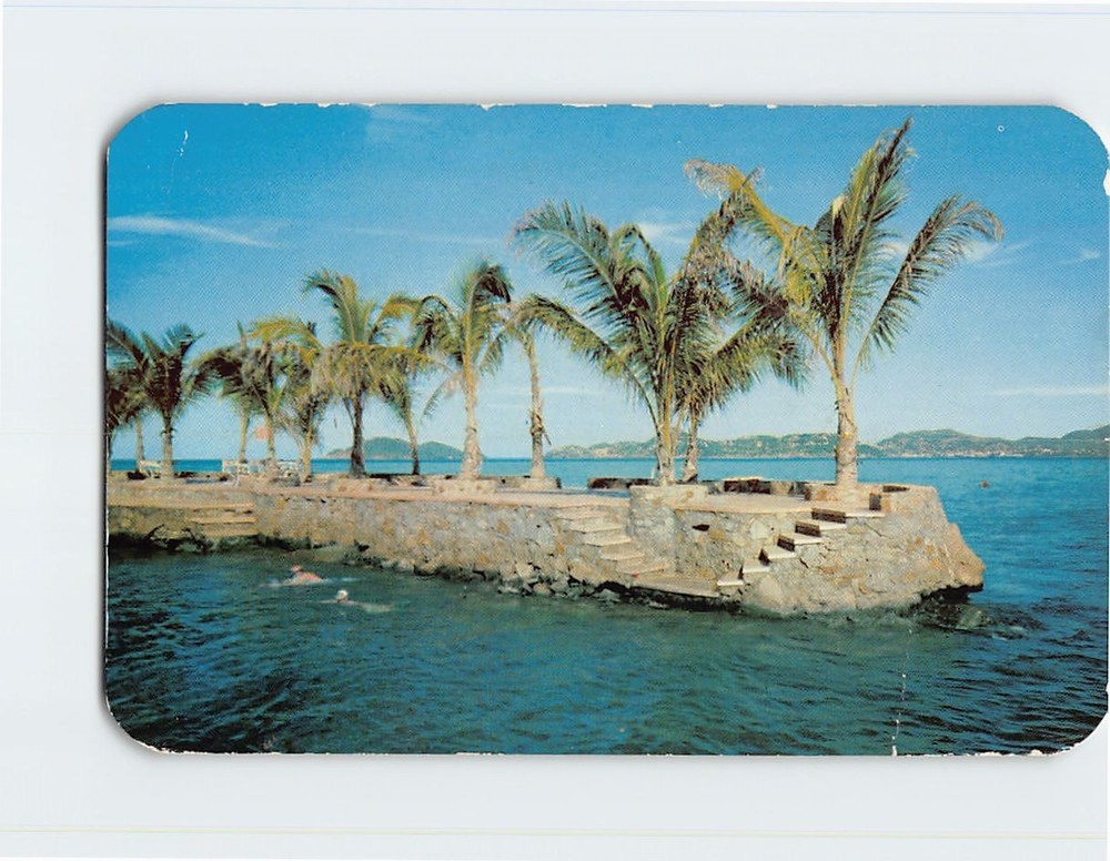 Postcard Private Swimming Las Brisas Hotel Acapulco Guerrero Mexico