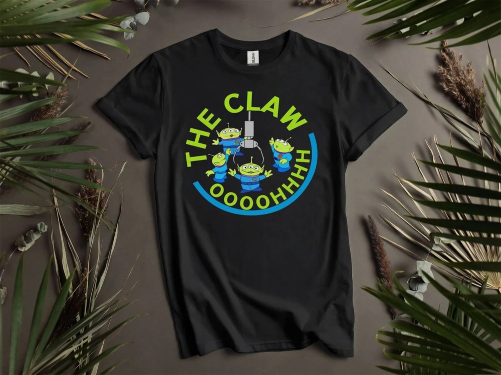 Disney Pixar Toy Story Cute Aliens Black T-Shirt