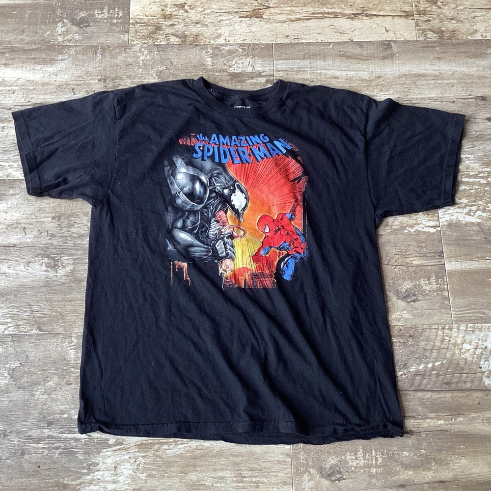 Marvel The Amazing Spider-Man Officially Licensed Venom T Shirt Men’s XL