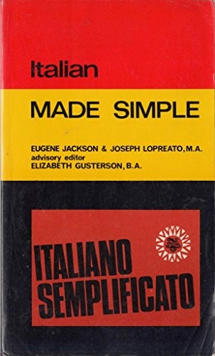 Italian (Made Simple Books) by Lopreato, Joseph Paperback Book The Fast FreeFREE US DELIVERY | ISBN: 0491014902 | Quality Books