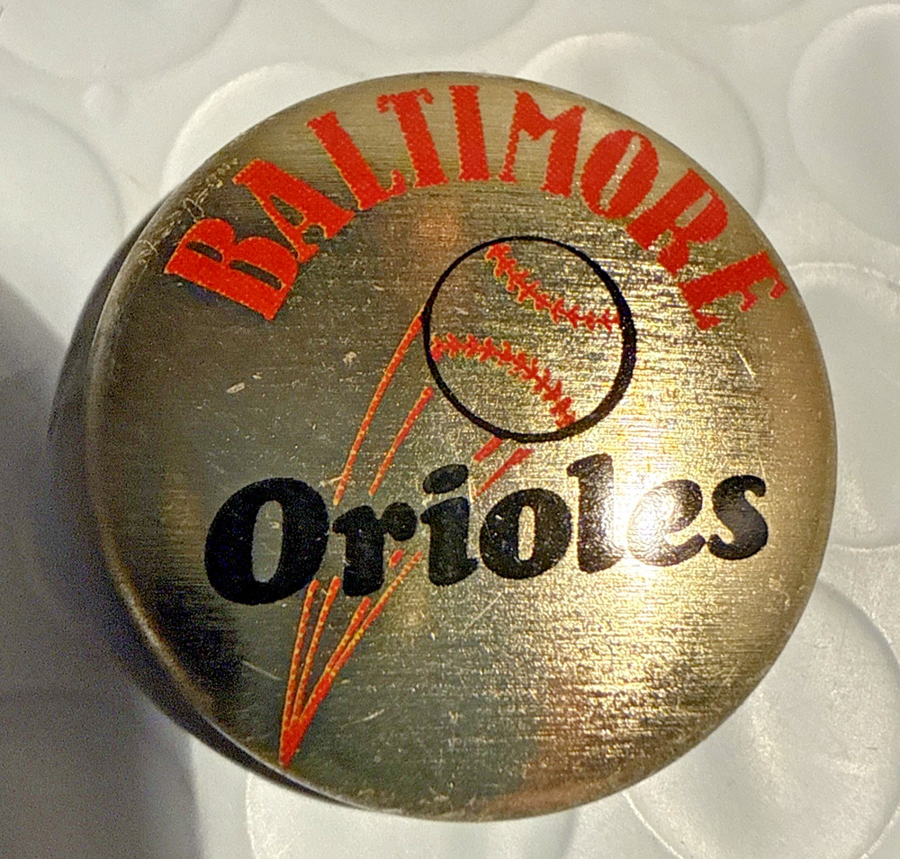 Baltimore Orioles CRANE Potato Chips 1986 Pin Pinback Rare Vintage