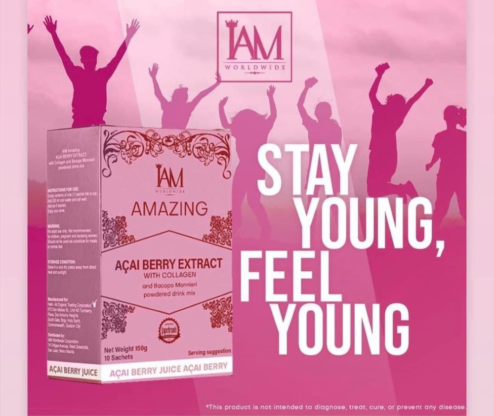 Acai Berry W/ Collagen& Bacopa Monnieri Powder Drink-image