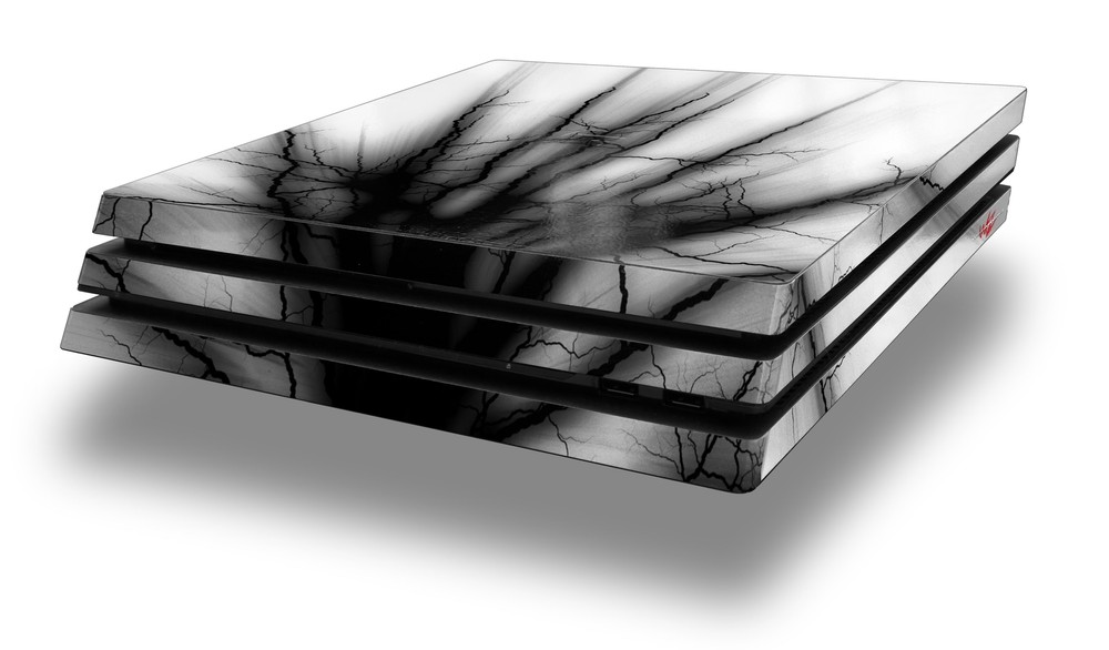 Skin for PS4 Pro Lightning Black Playstation 4 Console
