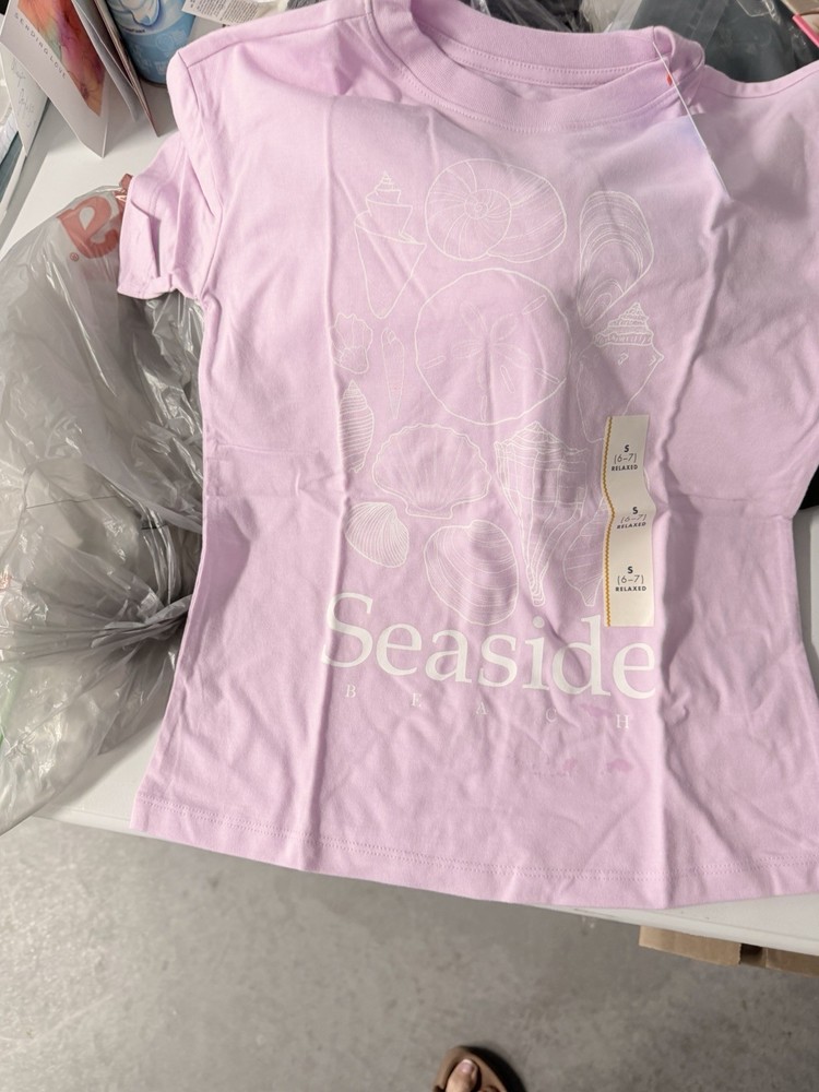 Cat And Jack Small 6/7 Girls Pink T-Shirt New With Tags