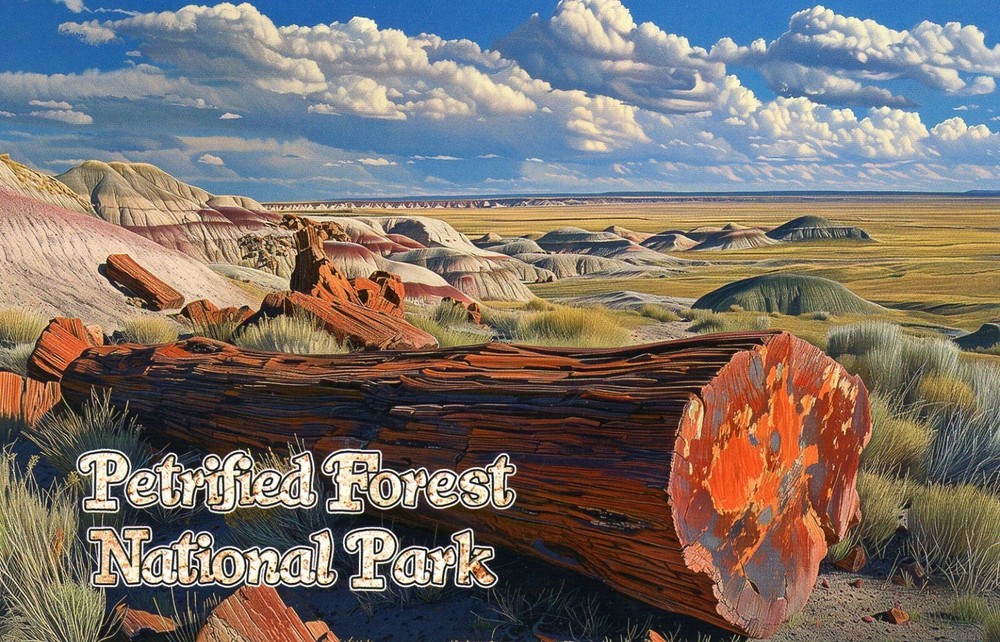 Petrified Forest National Park, Near Holbrook, Arizona --New POSTCARD