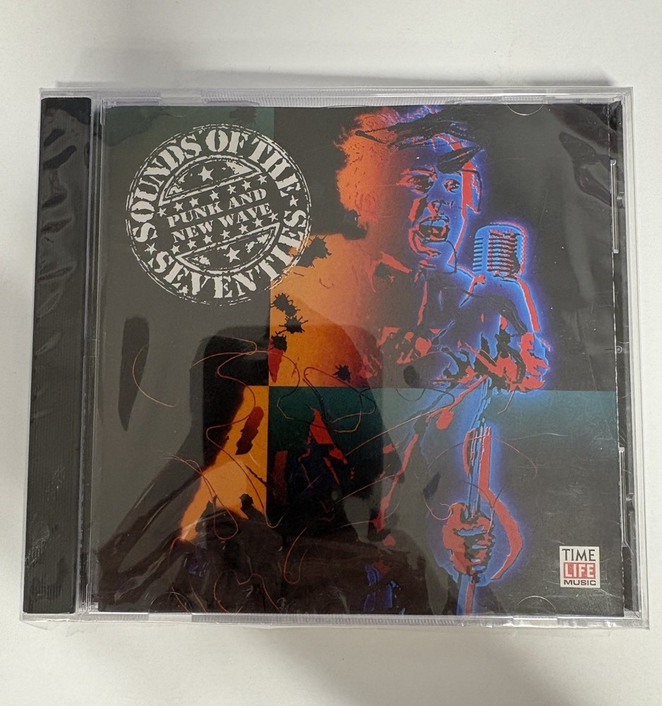 Sounds of the Seventies Punk/New Wave CD Compilation Time Life 1993 Seal Torn