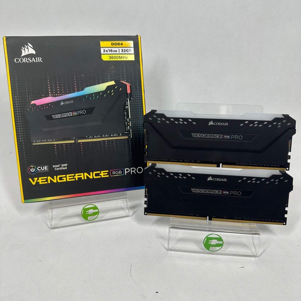 Corsair Vengeance RGB Pro 32GB (2x16GB) RAM DDR4 3600MHz CMW32GX4M2D3600C18
