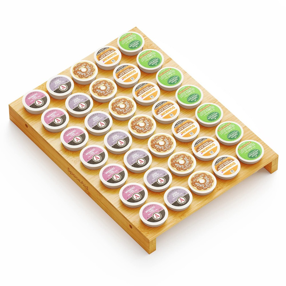 K Cup Drawer Organizer Insert, Kitchen K Cups Coffee Pod Holder Tray Organize...