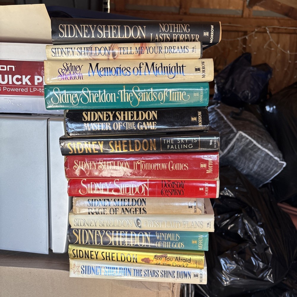 Lot of 13 Sidney Sheldon Books Novels HC All Hardcovers