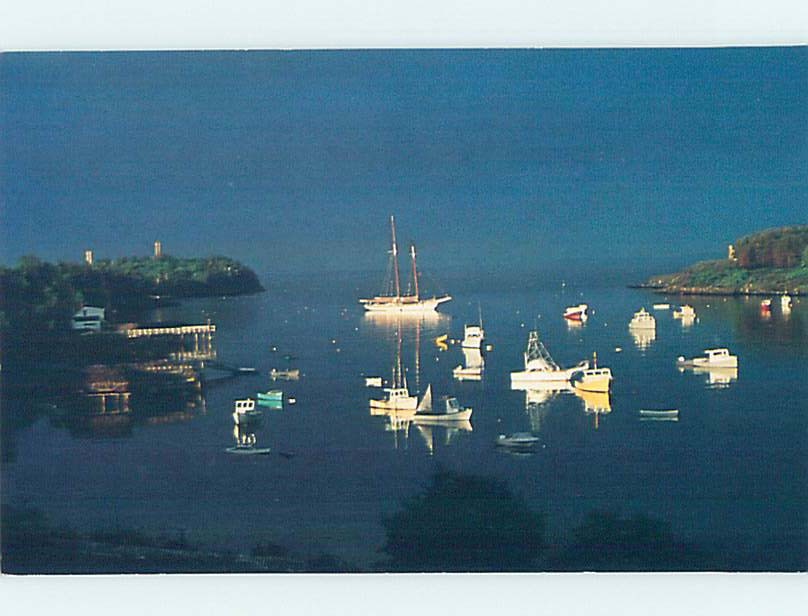 Pre-1980 HARBOR SCENE Brunswick Maine ME : make an offer hp6861@