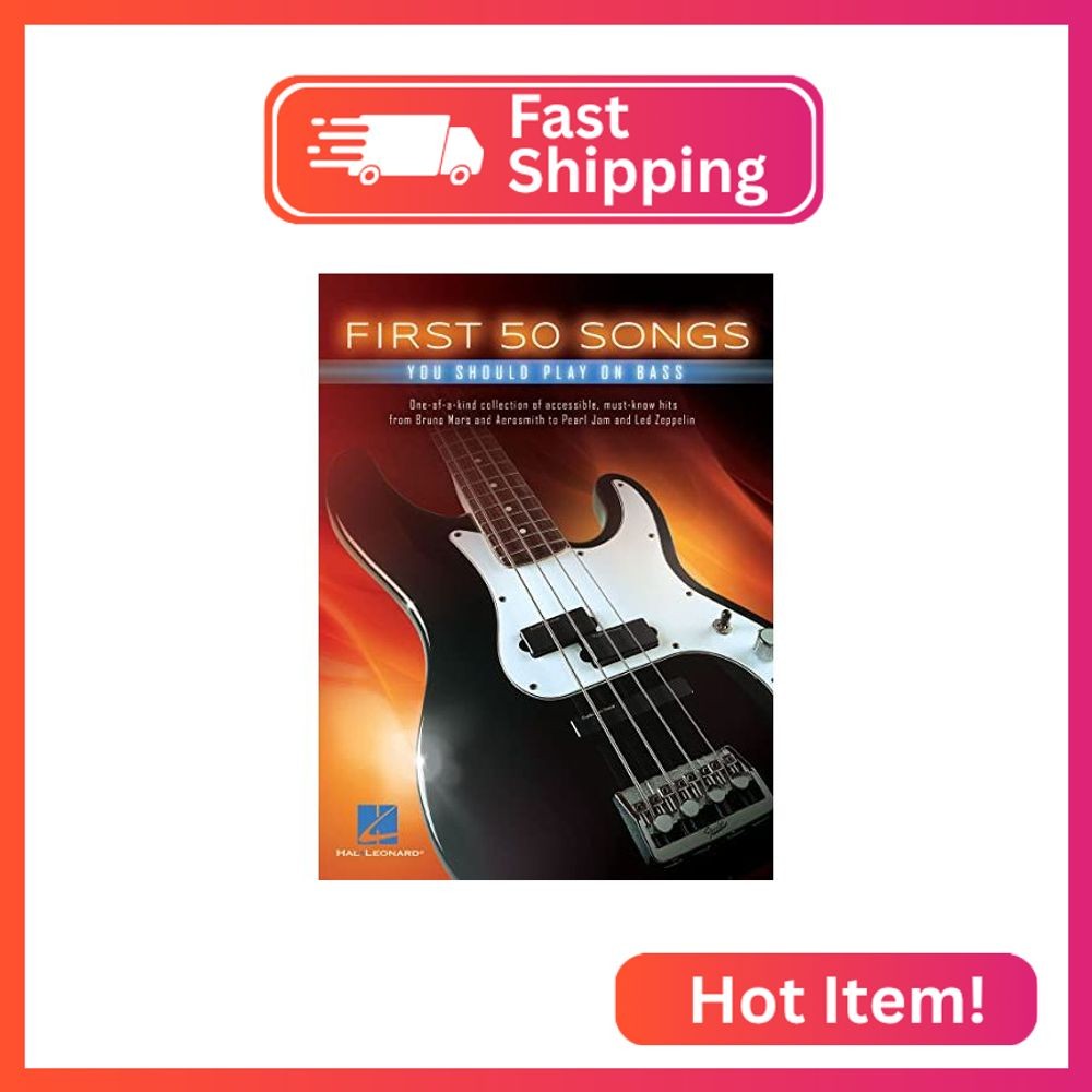 First 50 Songs You Should Play on Bass | Beginner Bass Guitar Songbook with Easy