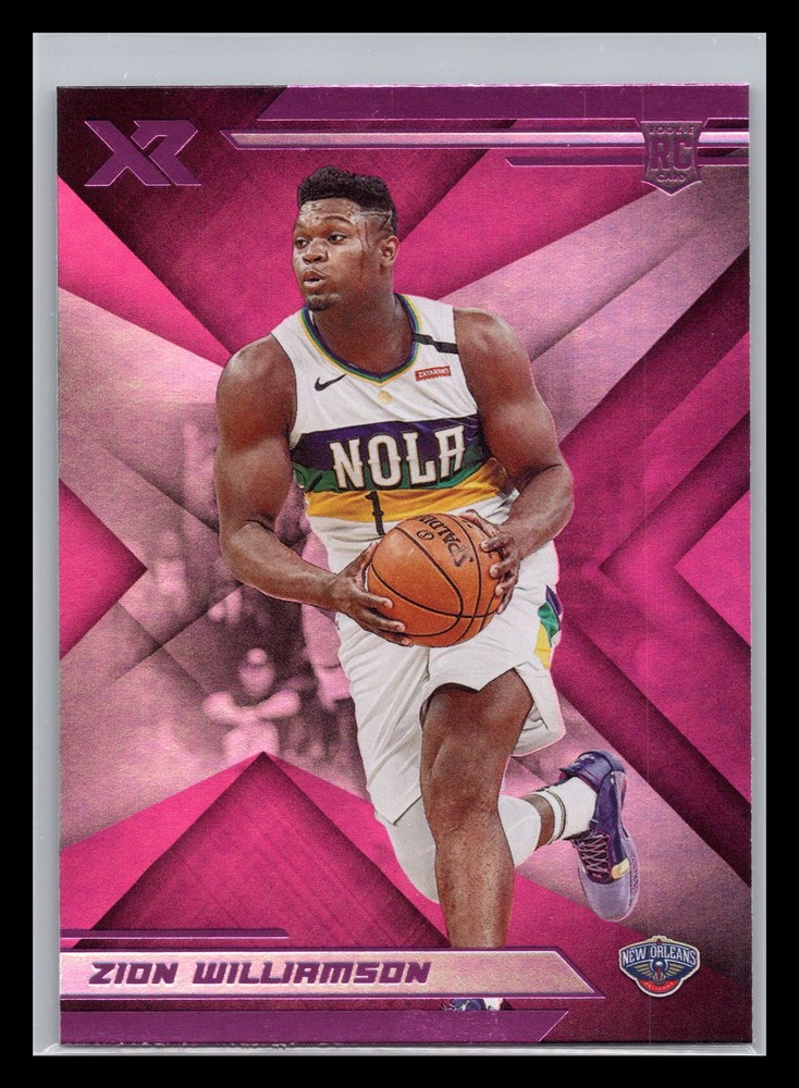 2019-20 Panini Chronicles #271 Zion Williamson Pink Rookie New Orleans Pelicans