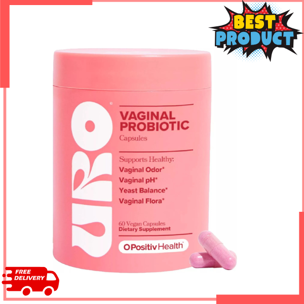 URO Vaginal Probiotics for Women pH Balance with Prebiotics & Lactobacillus Prob