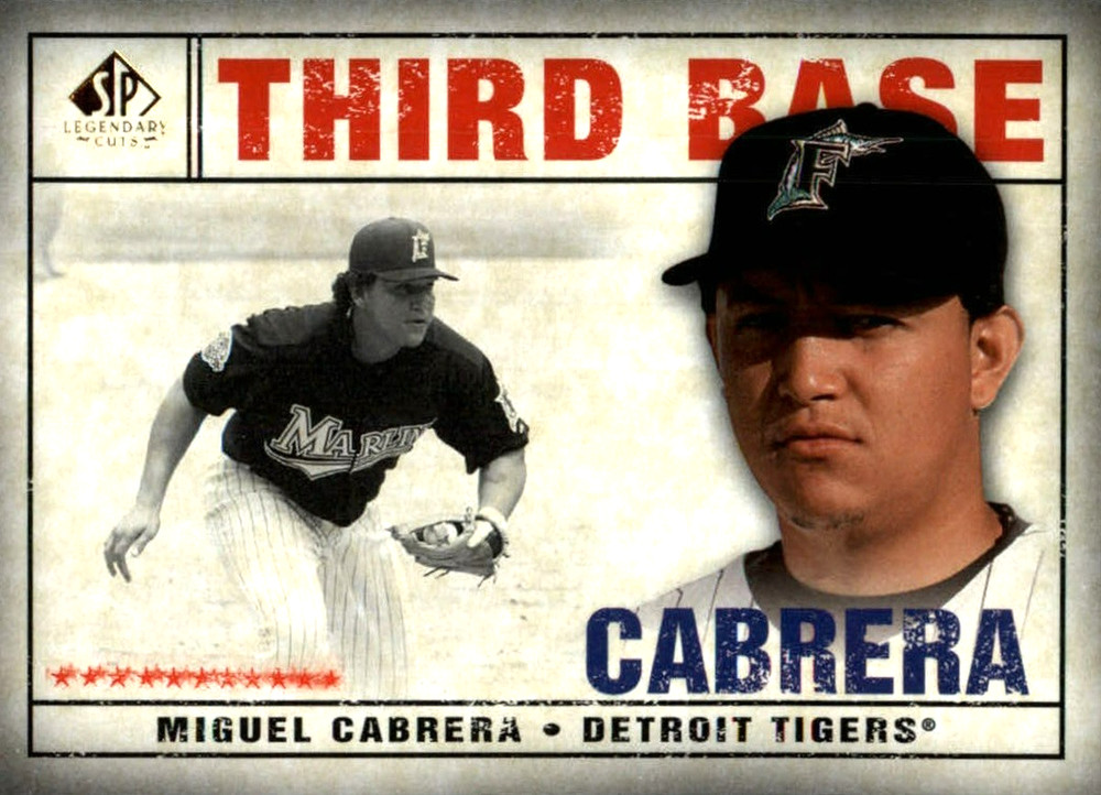 2008 SP Legendary Cuts #65 Miguel Cabrera Florida Marlins Detroit Tigers