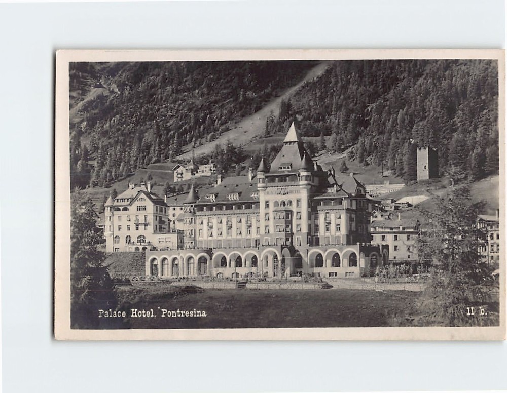 Postcard Palace Hotel Pontresina Switzerland