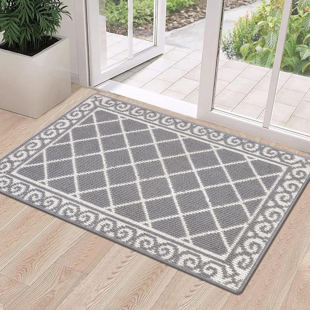 Front Mat Entrance Mats Non-slip Welcome Indoor 24''x36'' Washable Shoe Dirt