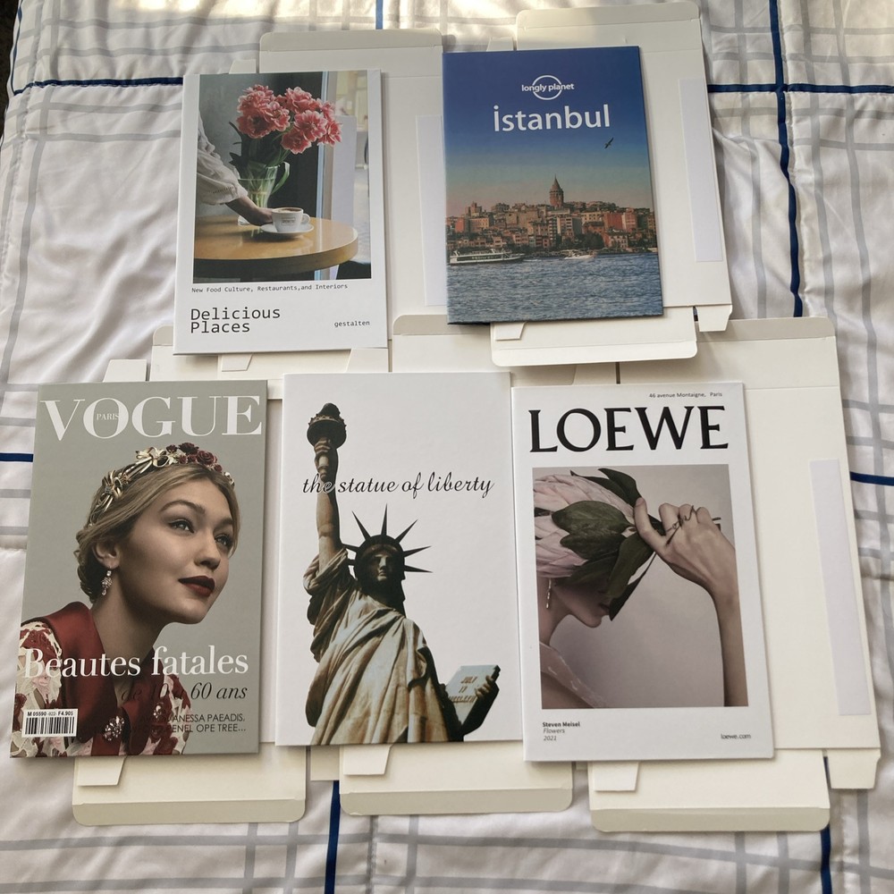 Vintage Faux Book Box Set of 5 for Home Decor