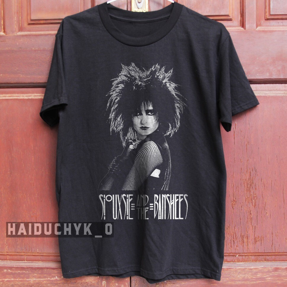 Siouxsie And The Banshees Retro Unisex Black T-shirt Size S-5XL