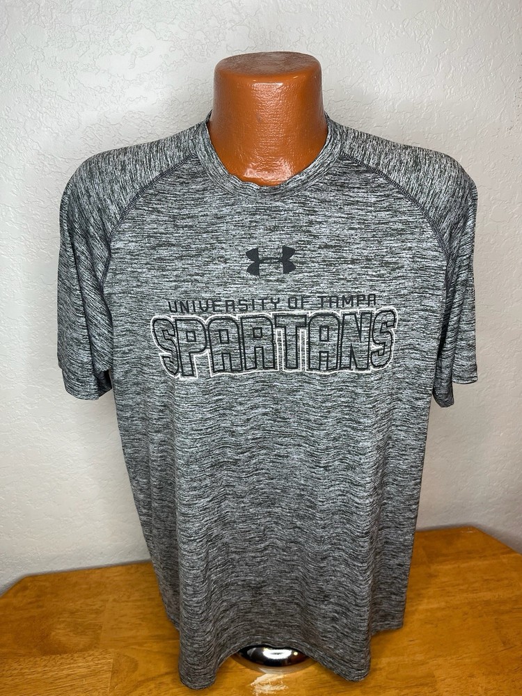 Men's Under Armour Heat Gear S/S Athletic T-Shirt Large L - University of Tampa