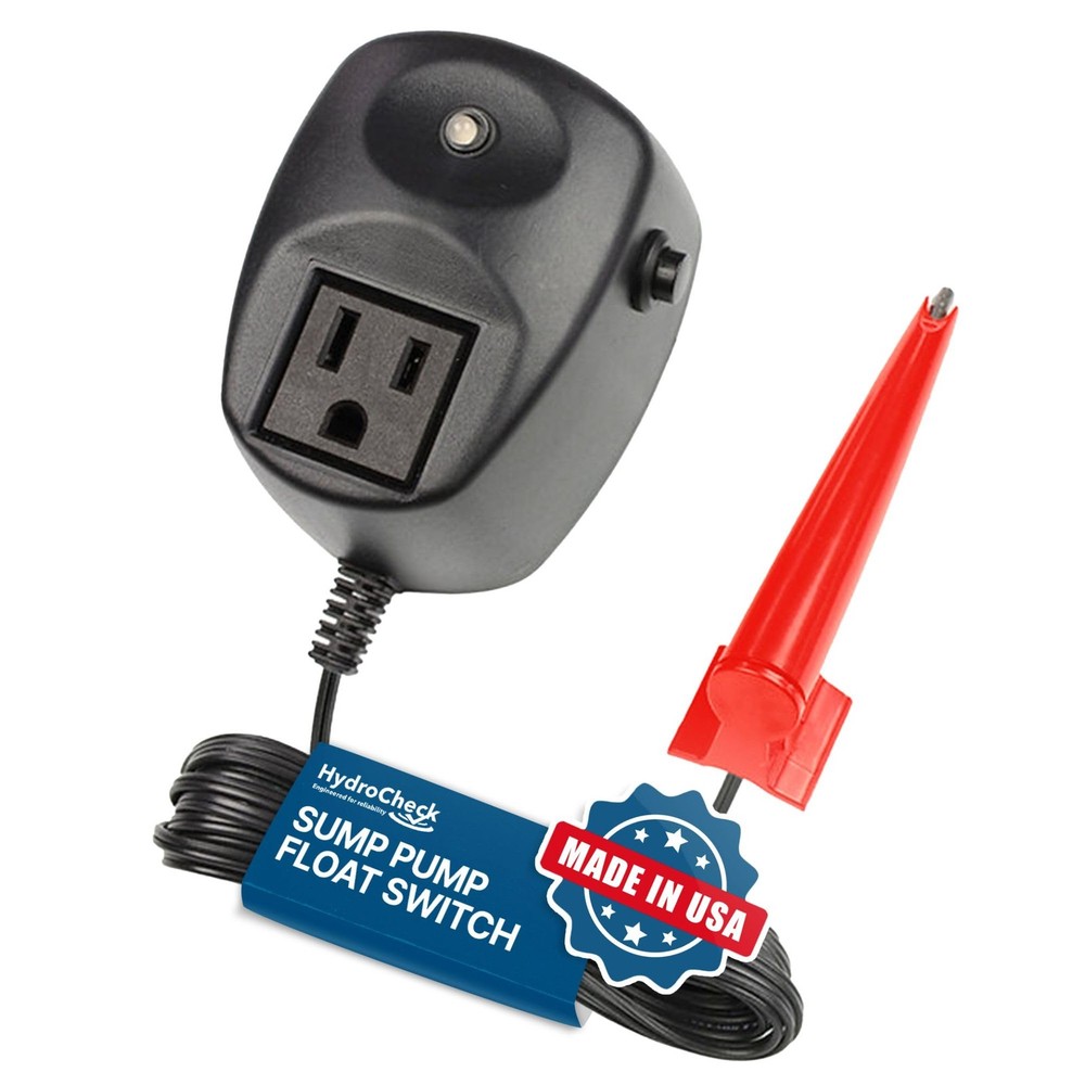 HC8000Tv2 Smart Electronic Sump Pump Float Switch with Alarm and Built-In Alarm Delay