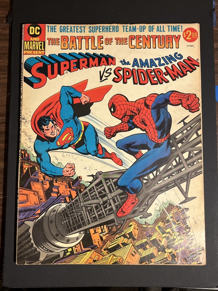 The Battle Of The Century Superman Vs. The Amazing Spiderman 1976 Oversized