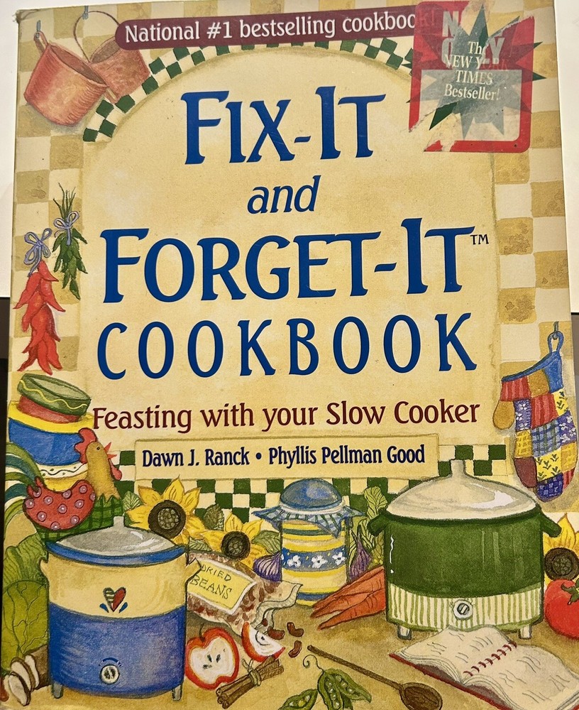 2000 Fix-It & Forget-It Cookbook Slow Cooker Recipe Book Crockpot Cook Book