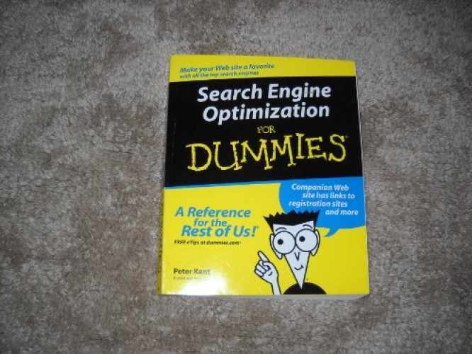 Search Engine Optimization For Dummies - Paperback, by Kent Peter - Very Good
