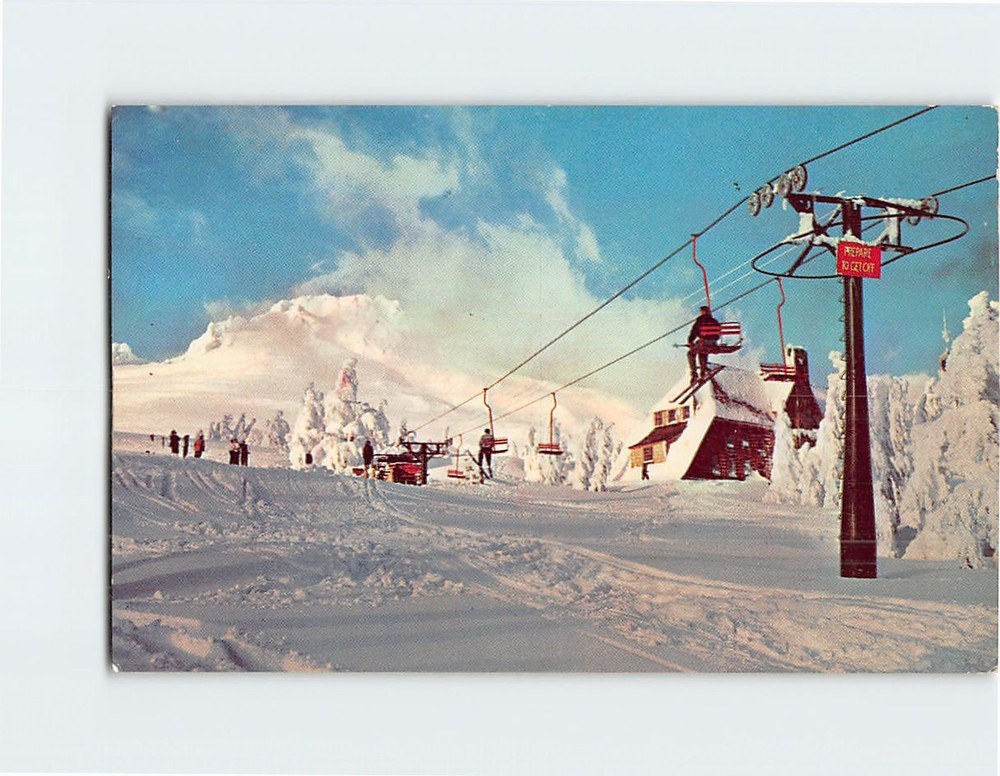Postcard Mt. Hood in Winter Splendor Oregon USA