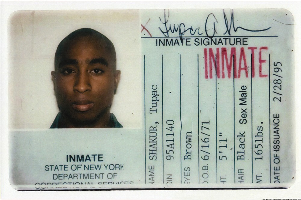 Tupac Shakur Inmate Prison ID Poster - 36