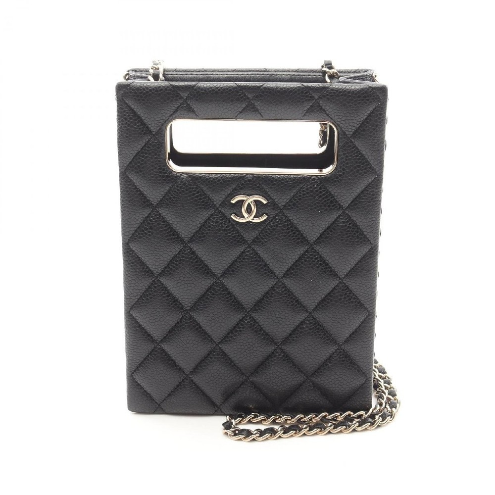 Chanel Matelasse Evening Shoulder Bag in Grained Calfskin 490260