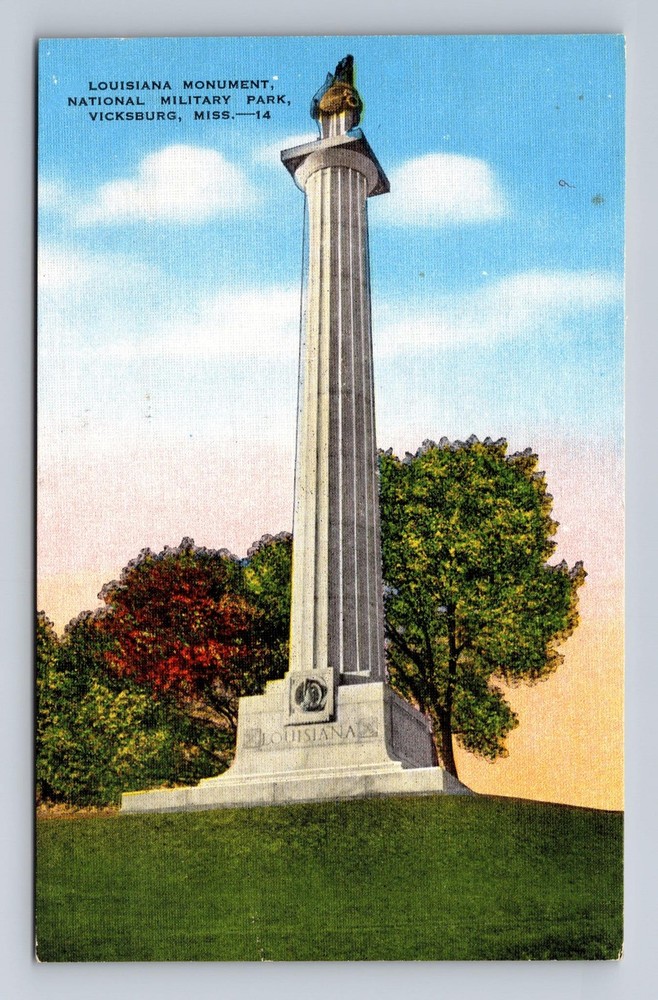Vicksburg MS-Mississippi, National Military Park, Vintage Postcard