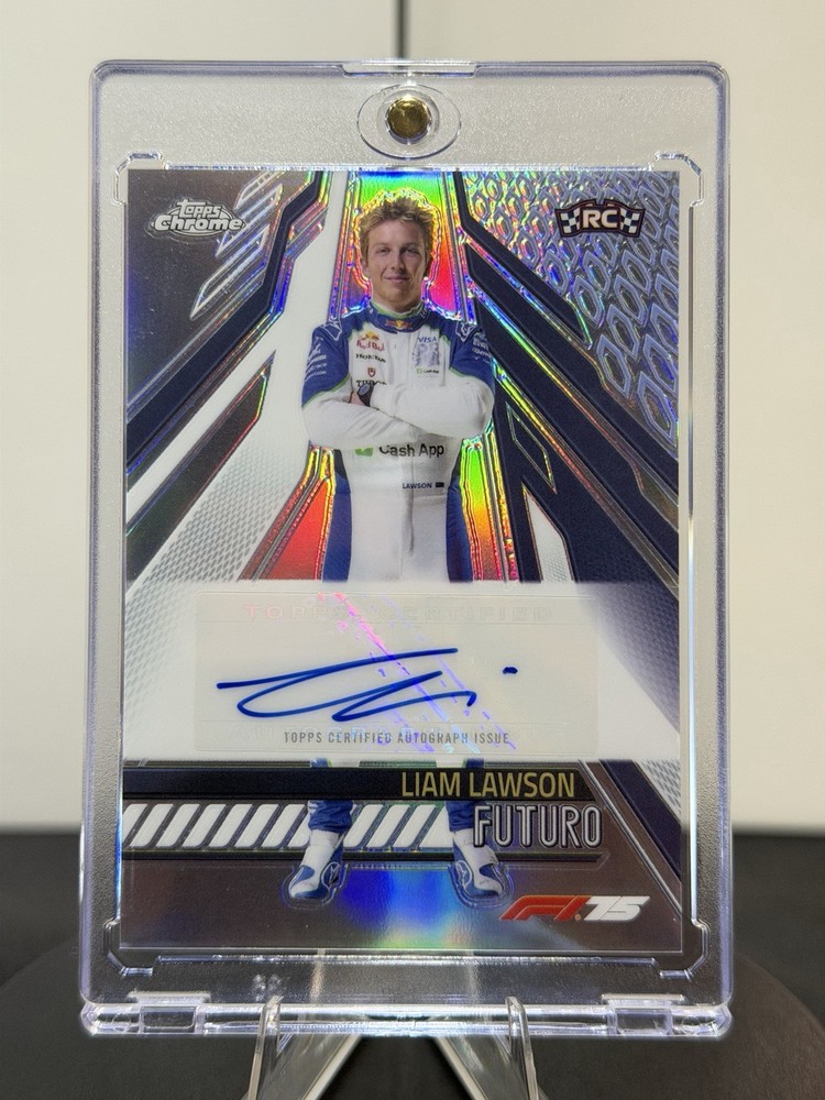Liam Lawson - 2025 Topps Chrome Formula 1 Futuro Autograph Rookie FUT-LAW
