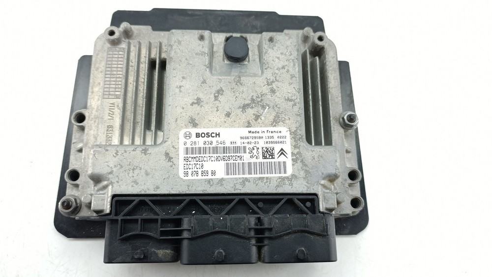 9666729580 ENGINE CONTROL UNIT / 193773 FOR PEUGEOT PARTNER VAN / SINGLE VOLUME