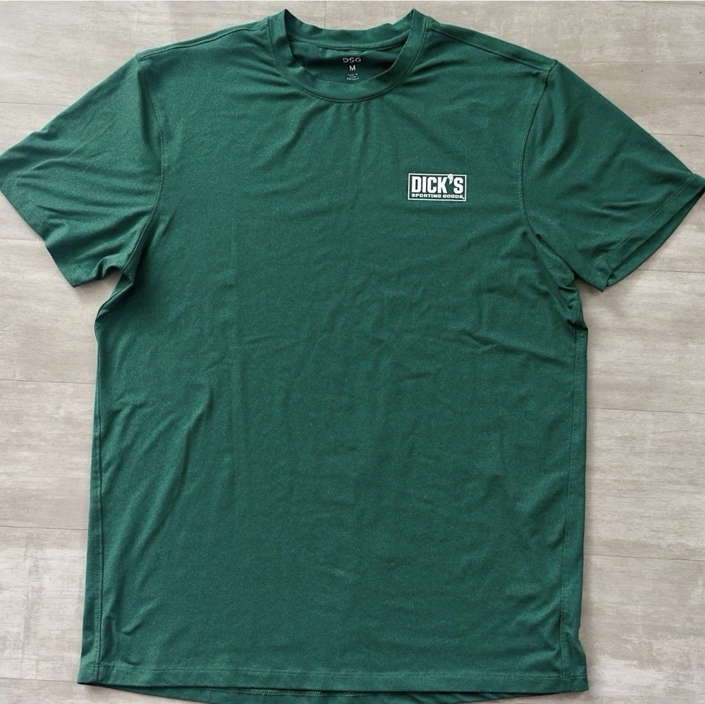DSG Dick’s Sporting Goods Men’s Performance T-Shirt Medium Green Workout Tee
